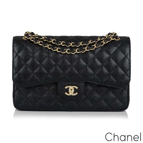 chanel caviar classic 10|Chanel Classic Caviar Medium Double Flap Bag .